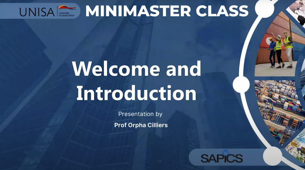 MiniMaster Class 1 - Strategic Personal Branding for Supply Chain Management Practitioners